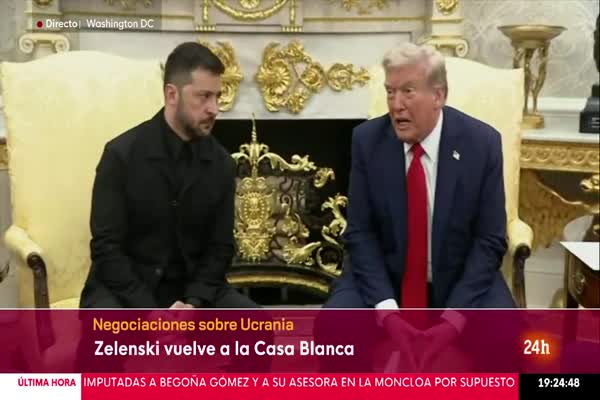 Trump en reunión con Zelensky: "He acabado con seis guerras y creía que esta iba a ser la más fácil y no es la más fácil"