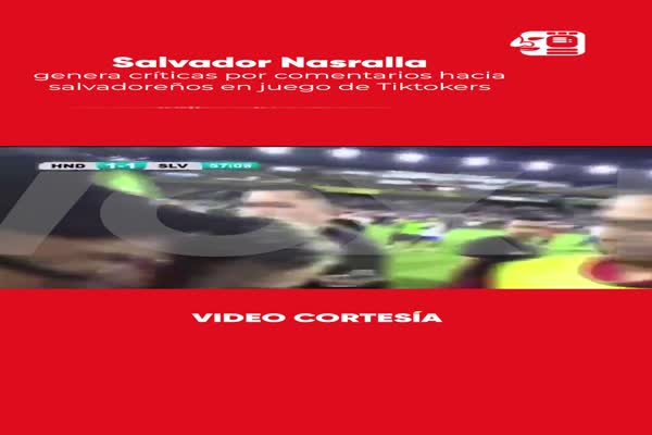 Comentarios de Salvador Nasralla durante partido de TikTokers generan críticas en redes