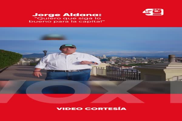 Jorge Aldana oficializa su aspiración a un segundo período por la "Ciudad del Buen Corazón"