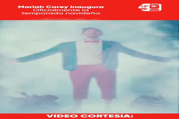 Con su tradicional "¡It´s time!", Mariah Carey inaugura oficialmente la temporada navideña