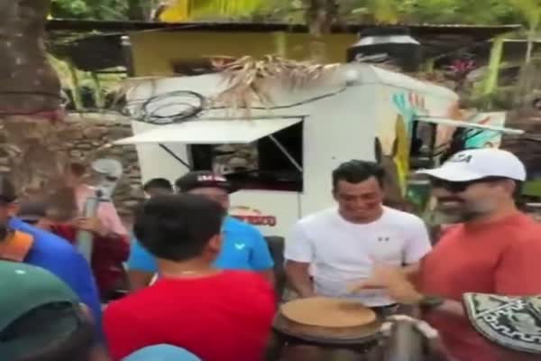 Fiscal destituido Johel Zelaya reaparece en fiesta en Reitoca