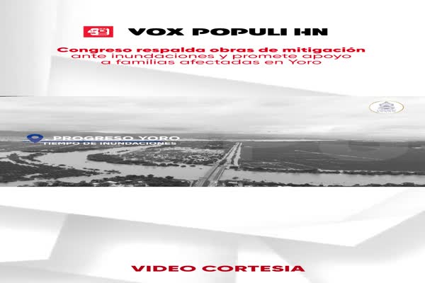 Congreso respalda obras de mitigación ante inundaciones y promete apoyo a familias afectadas en Yoro