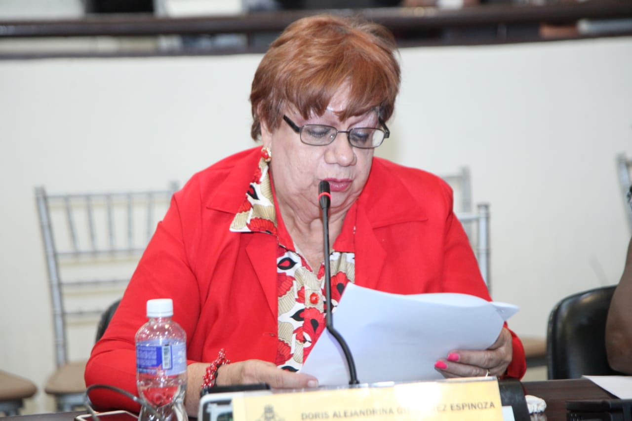 Doris Gutiérrez advierte que en el Congreso Nacional se pretende aprobar nueva ley de protección para altos funcionarios y exfuncionarios