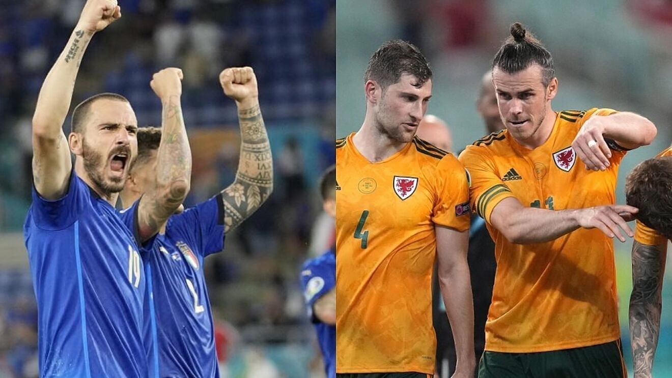 Italia y Gales se disputan el liderazgo en la última fecha del Grupo A de la Eurocopa