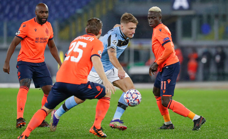 Lazio igualó 2-2 con Brujas y pasó a 8vos. de UCL