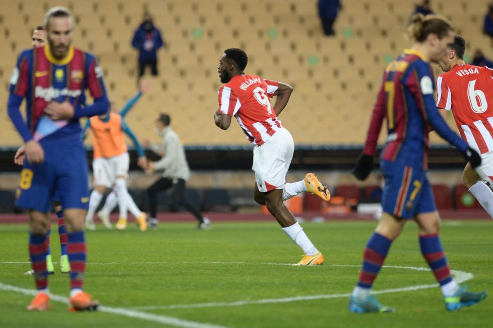 Athletic de Bilbao arrebata la Supercopa de España al Barcelona