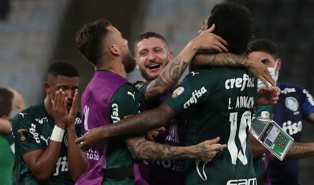 Palmeiras derrotó a Santos sobre la hora y se consagró campeón de la Copa Libertadores