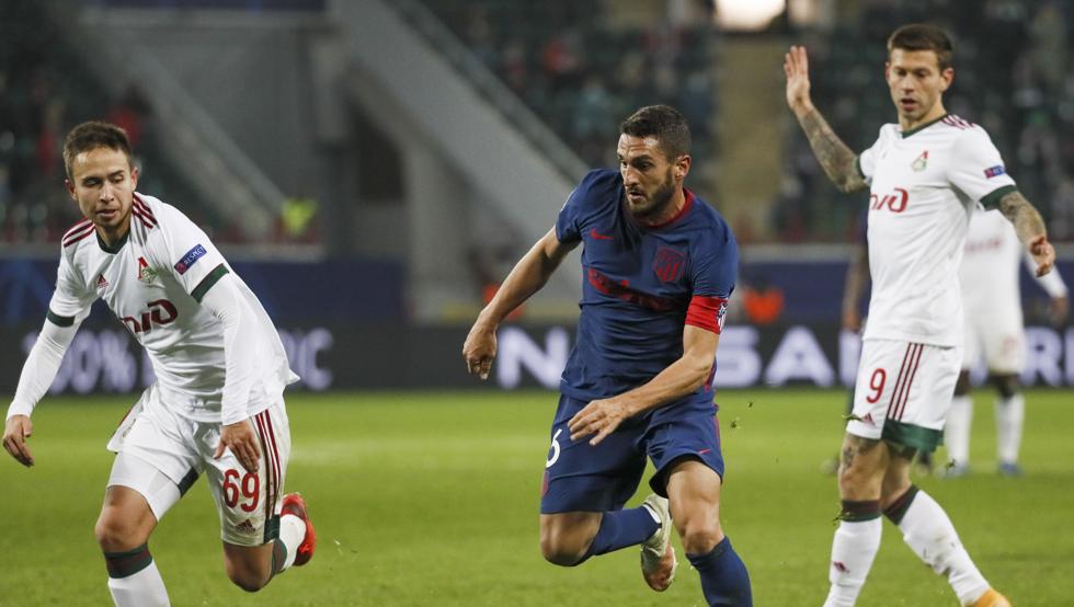 El Atlético se atascó en Moscú ante Lokomotiv