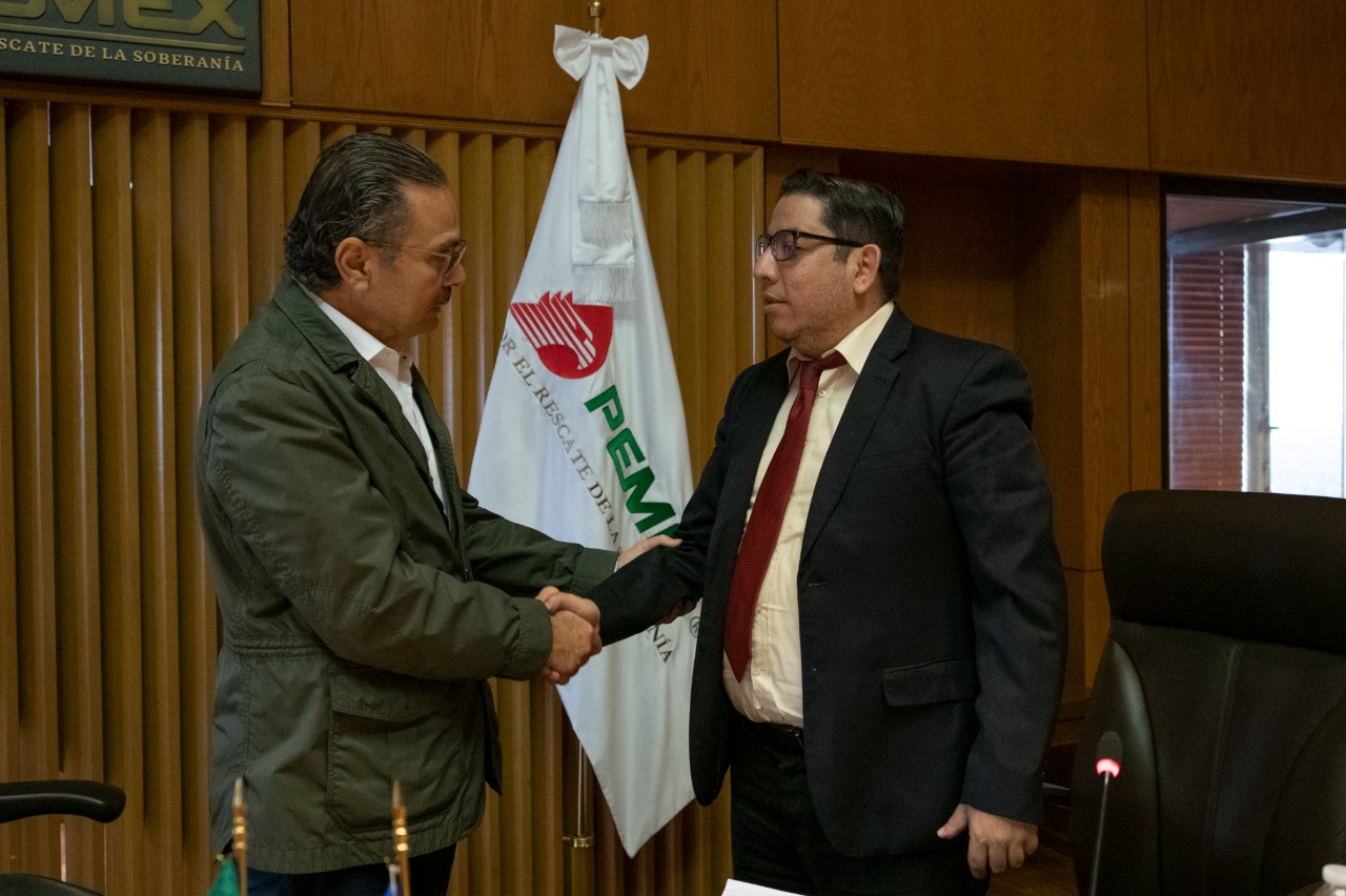 Secretario de la SEN y gerente de PEMEX dialogan sobre exploración y explotación de petróleo en Honduras